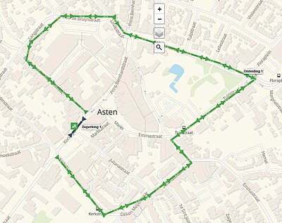 Omleidingsroute Asten Koningsplein