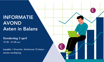 Aankondiging informatieavond Asten in balans, donderdag 3 april, 19.30 uur, Locatie 't Kwartier